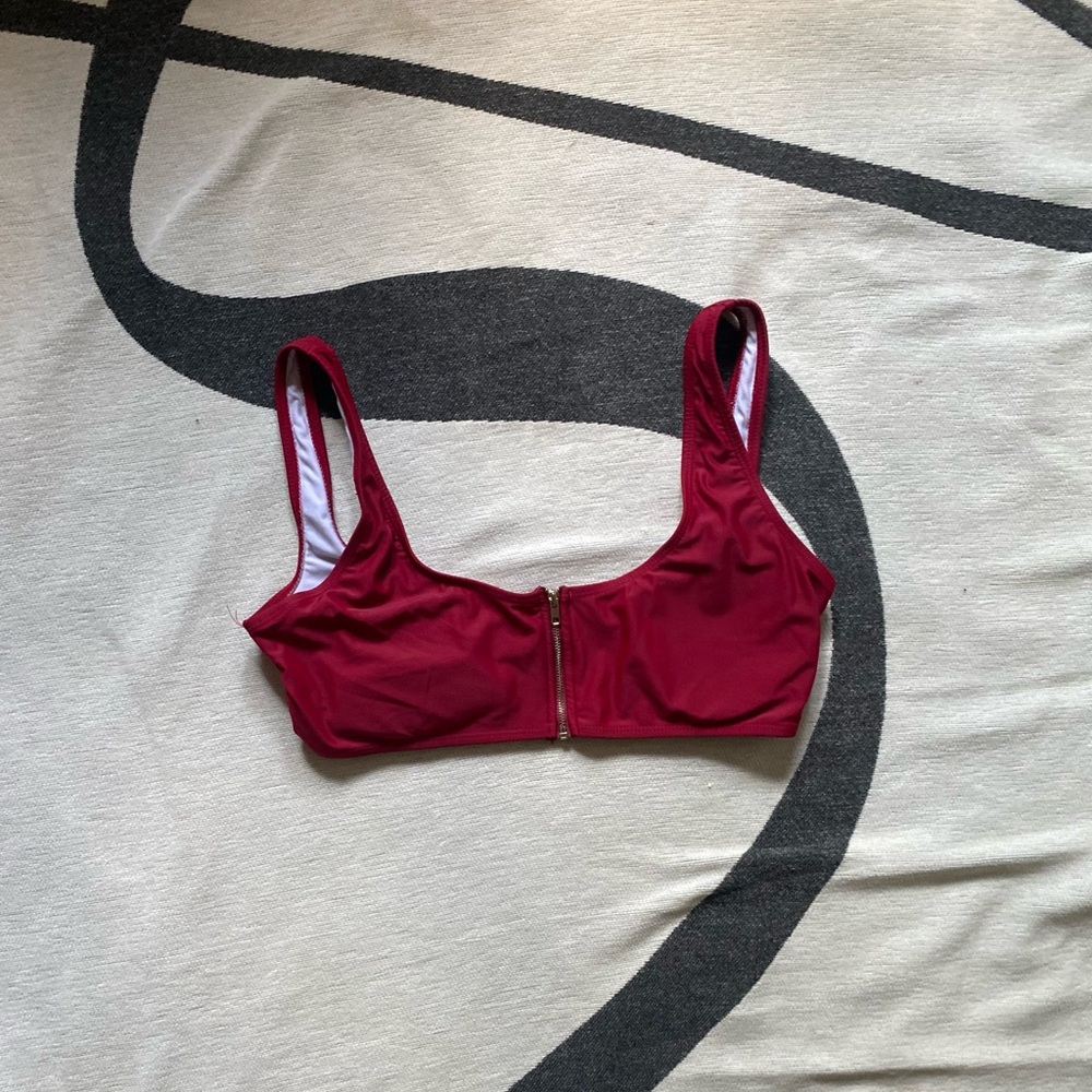 Red bikini top